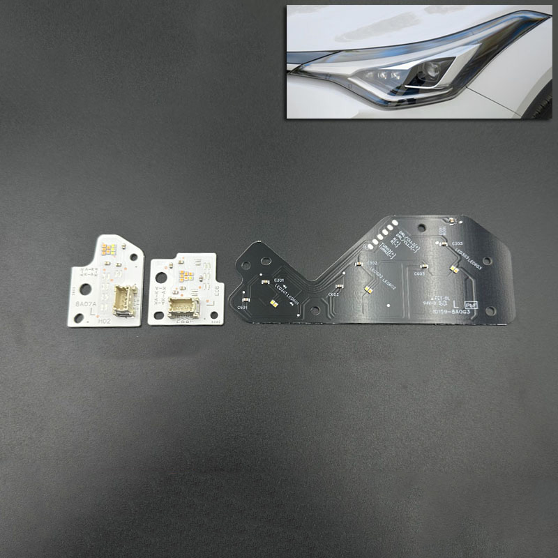 Running Headlamp - 2021–2023 Toyota CHR için gündüz farları,