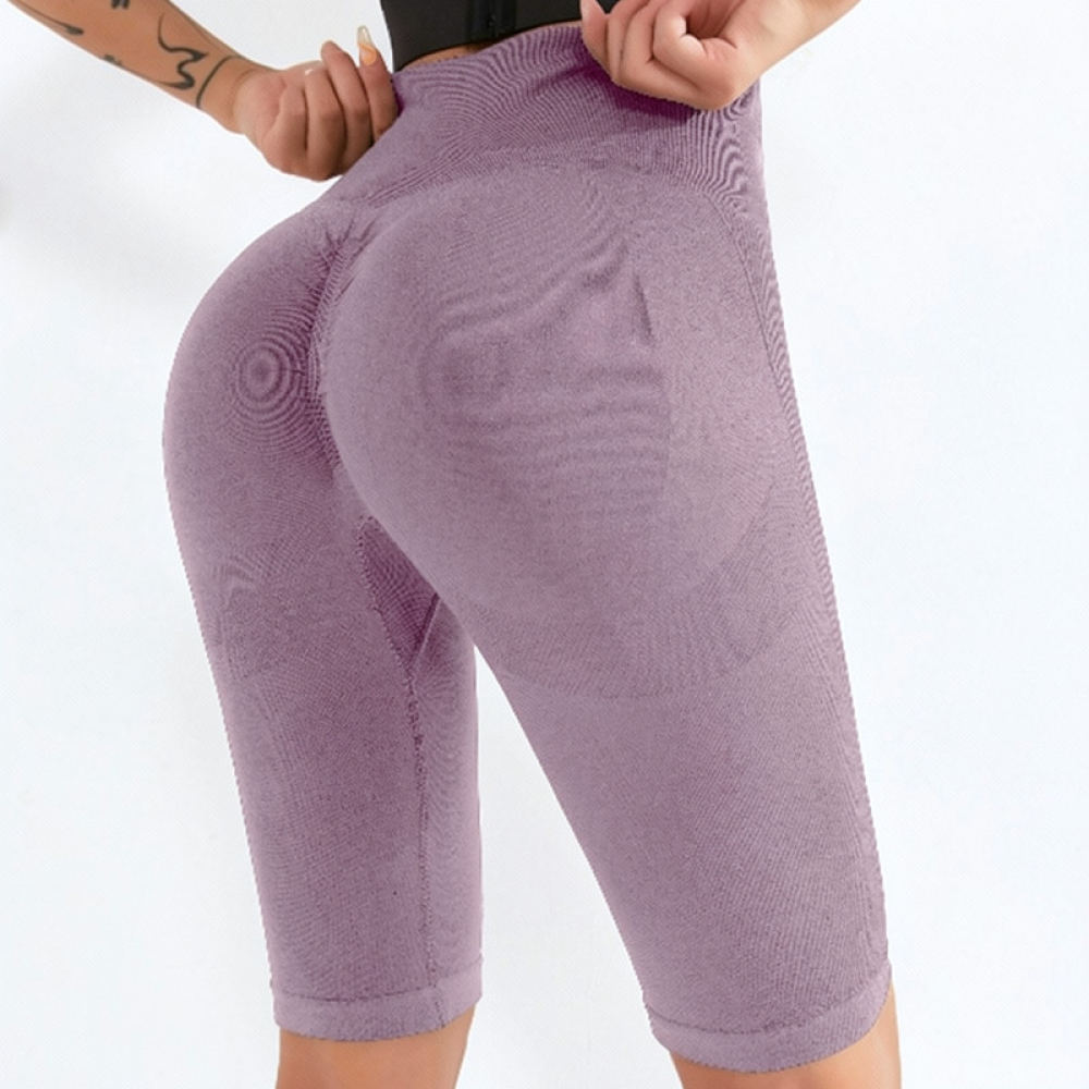 Running Gear Junior - Kadın Yüksek Bel Yoga Şortu, Popo