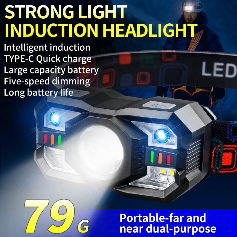 LED İndüksiyonlu Kafa Lambası  - Running Headlamp incelemesi ve fiyatı