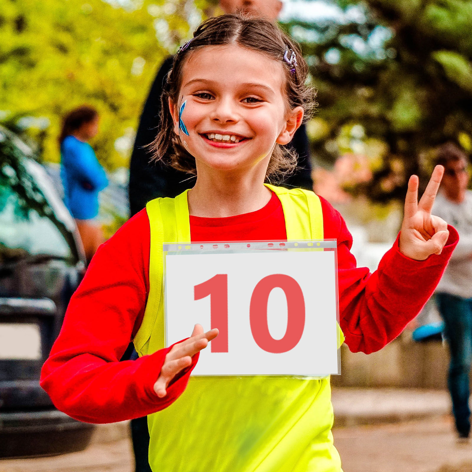 100 Adet Şeffaf Numara Tutucu  - Race Bib incelemesi ve fiyatı