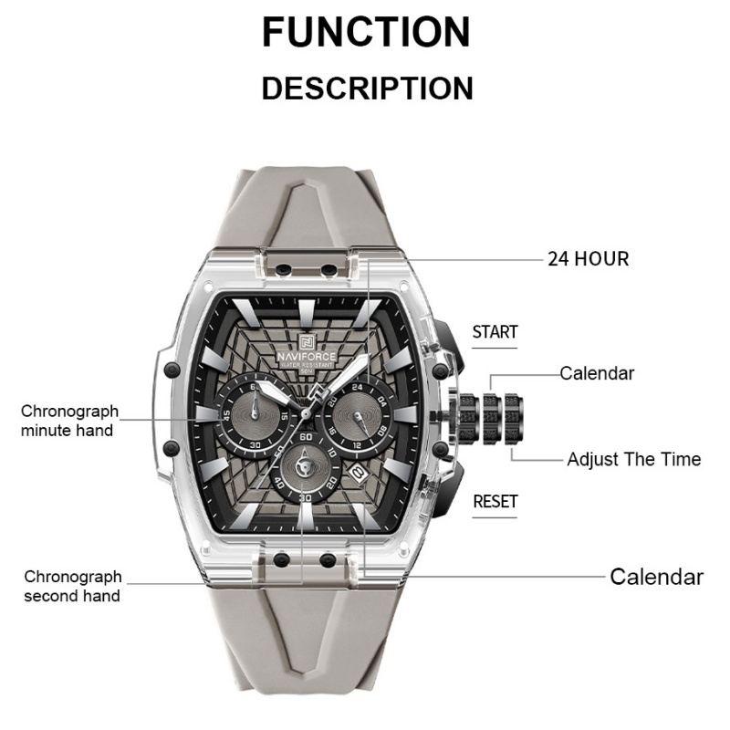 NF6113 NAVIFORCE Erkek Çok Fon - Running Watch incelemesi ve fiyatı